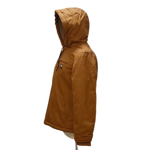 Canada Work Gear Brown Hooded Field/Barn/Chore Coat - Picture 4 of 12